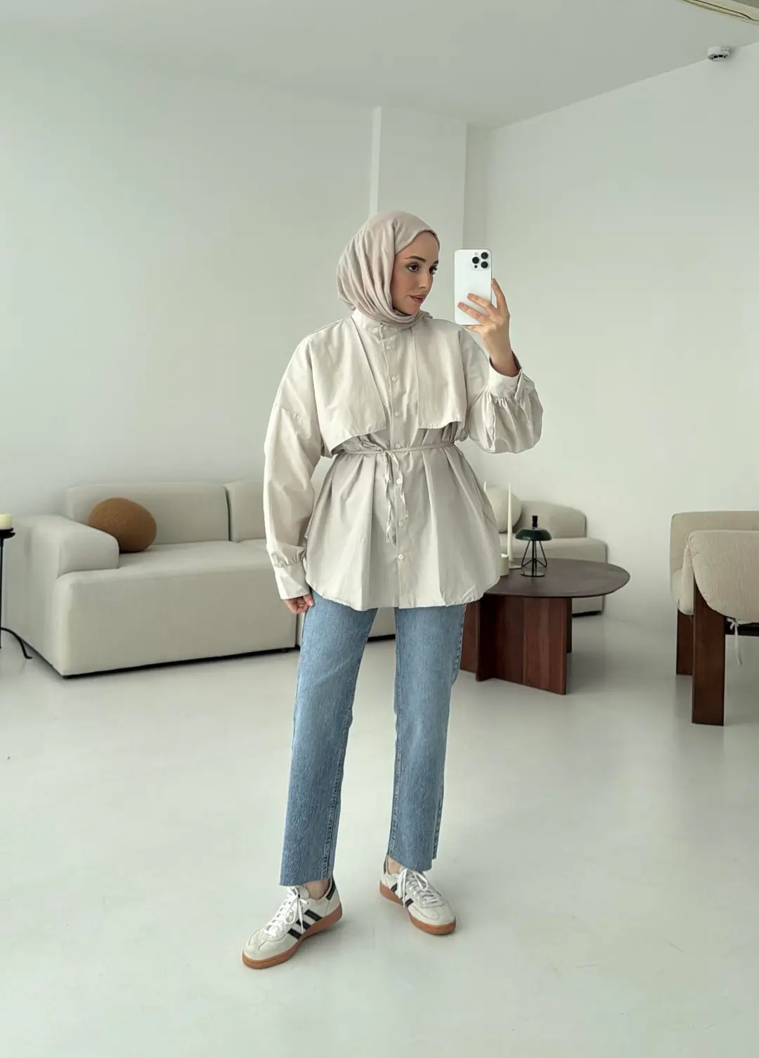 Taş Bağlamalı Gömlek - Görsel 7