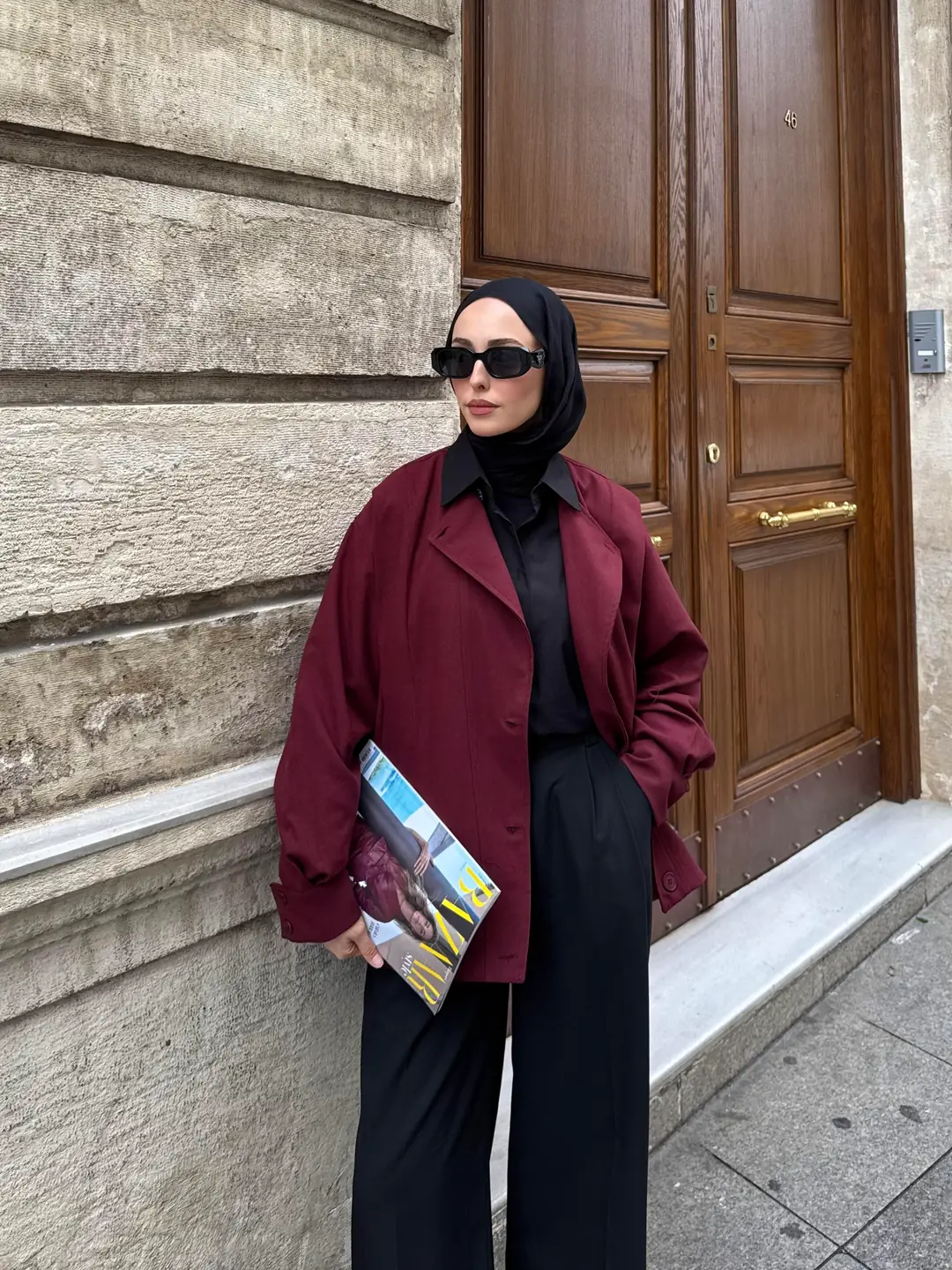 Tasarım ml Collection Ceket Bordo - Görsel 2