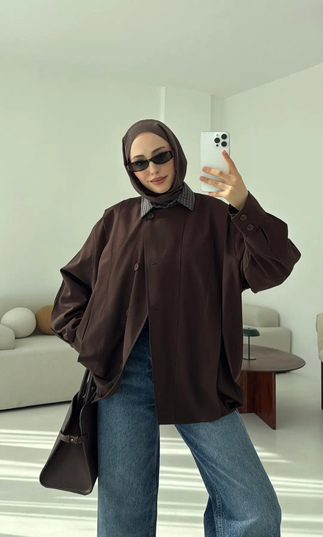 Tasarım ml Collection Ceket Kahve - Görsel 2