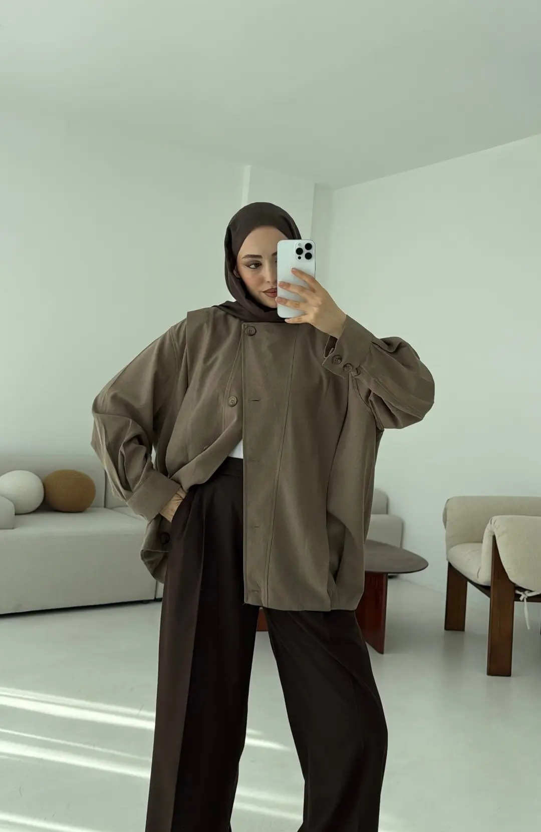 Tasarım ml Collection Ceket Vizon - Görsel 5