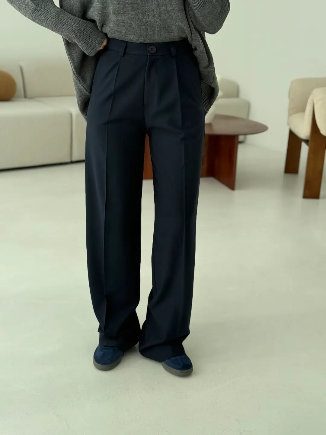 Tek Pile Pantolon Lacivert - Görsel 2