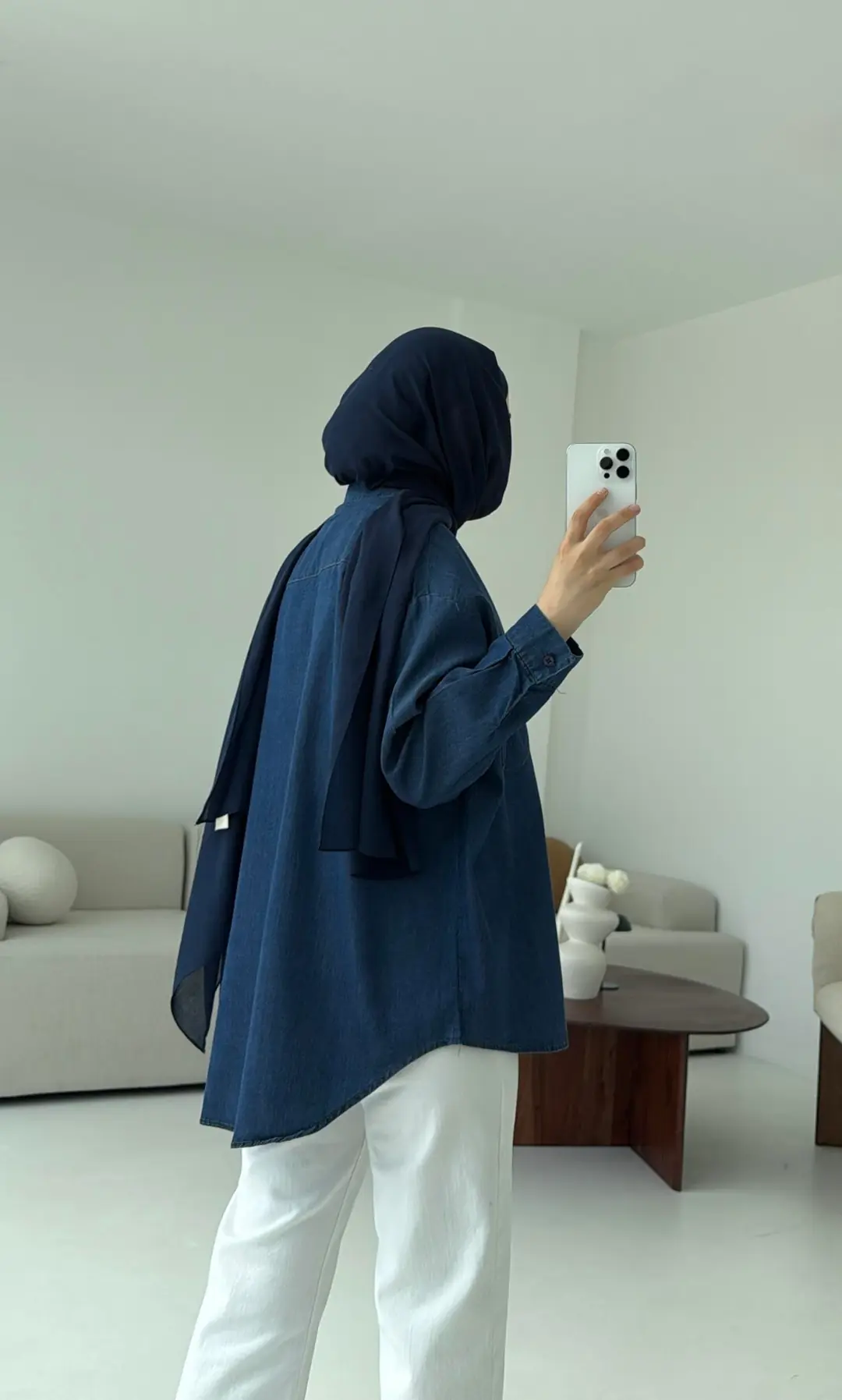 Tencel Denim Gomlek - Görsel 2