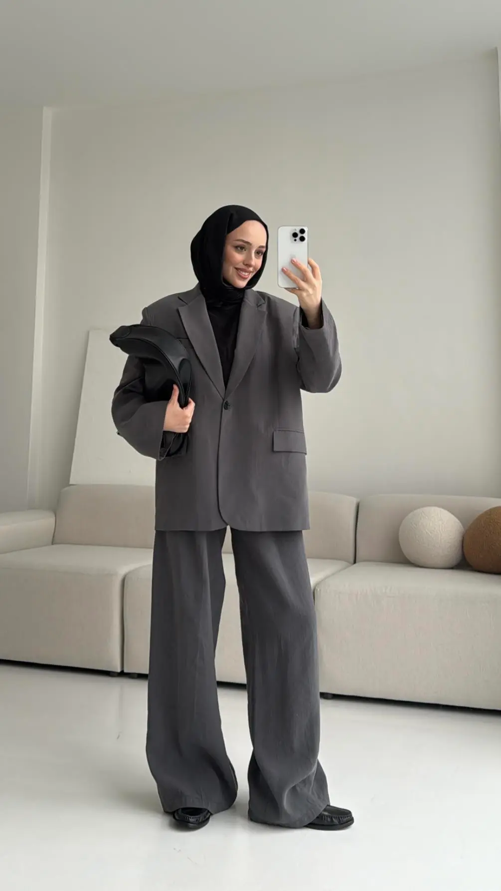 Tencel Gri Premium Ceket