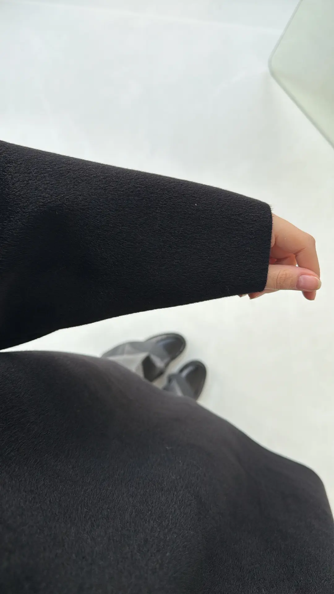 Tok Kumaş Bluz Siyah - Görsel 5