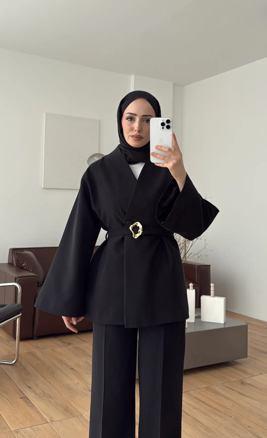 Toka Kemerli Takım Siyah - Görsel 2