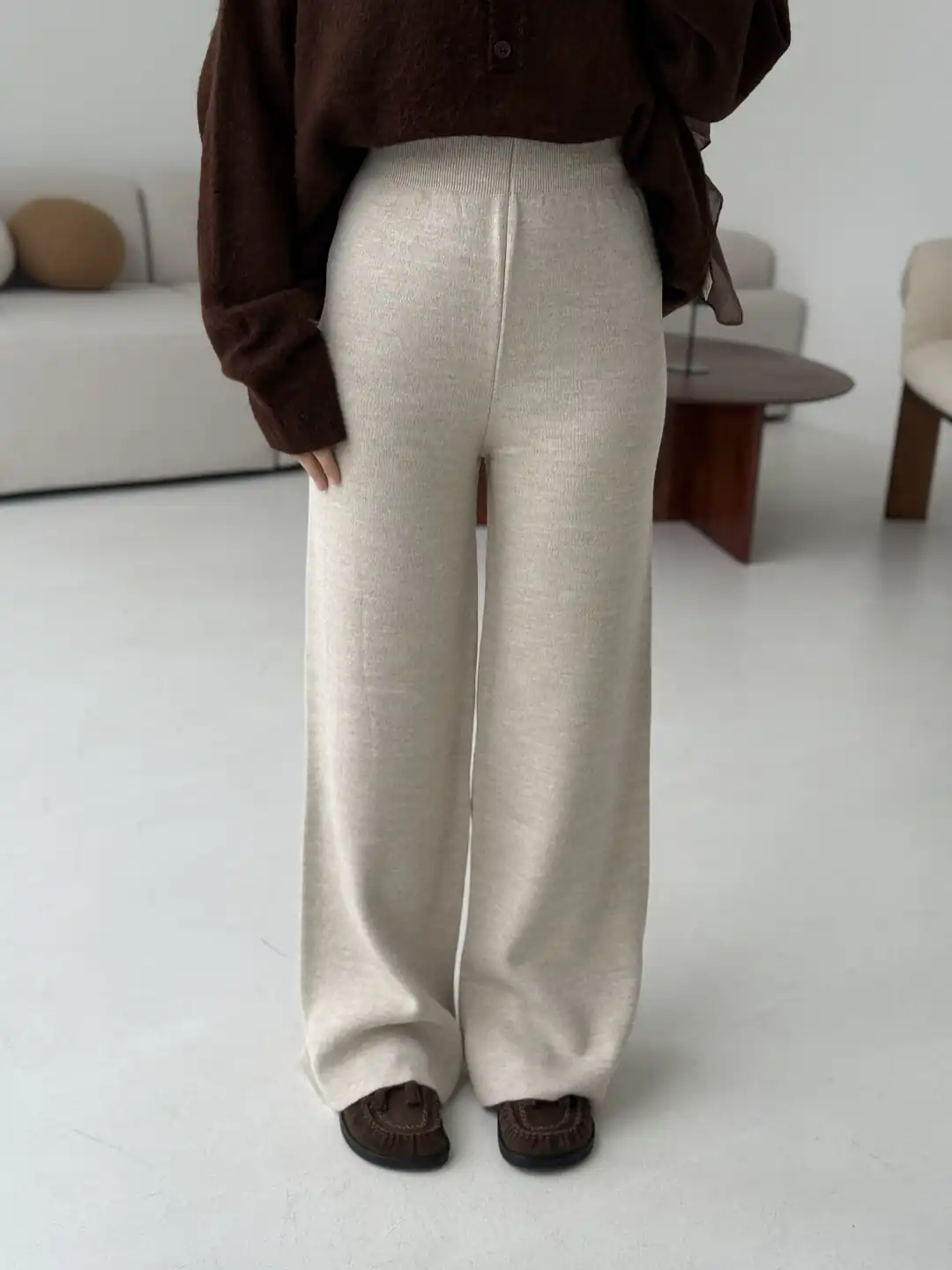 Triko Pantolon Bej - Görsel 3