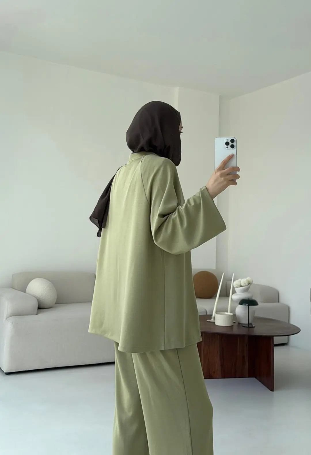 Tuniği Yırtmaçlı Oysho Takım Çağla - Görsel 5