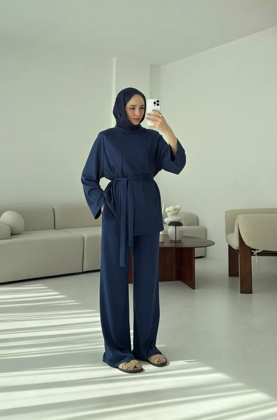 Tuniği Yırtmaçlı Oysho Takım Lacivert