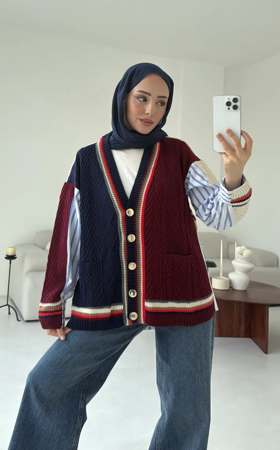 Twist Hırka Lacivert - Görsel 2