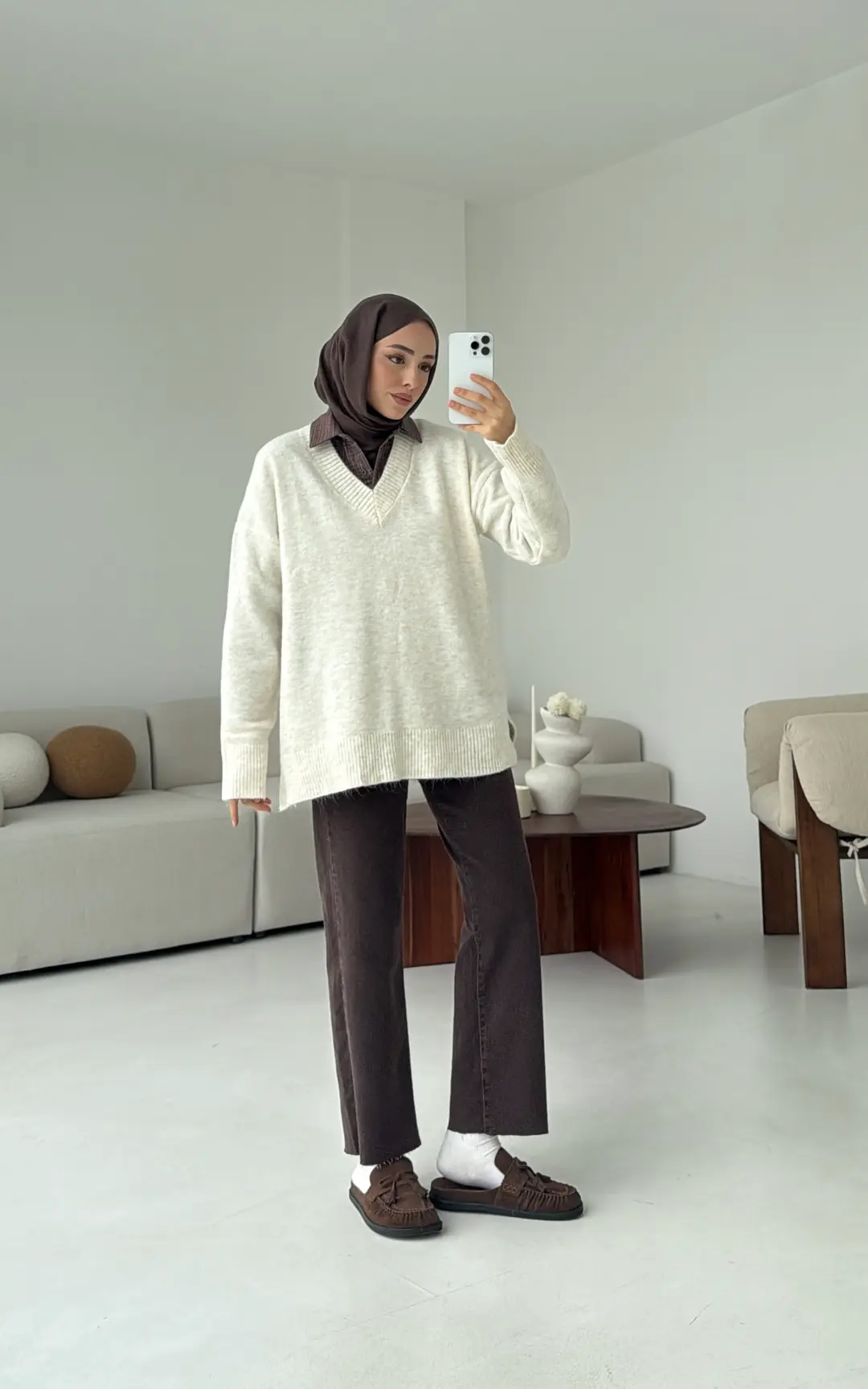 V yaka Kazak Bej - Görsel 10