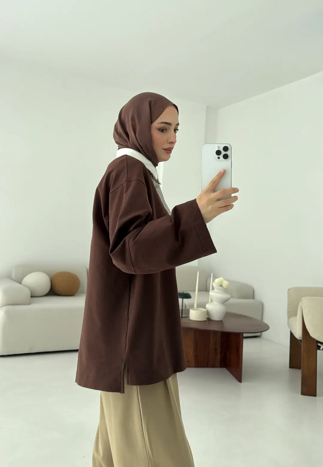 Varctiy Sweatshırt Kahve - Görsel 9