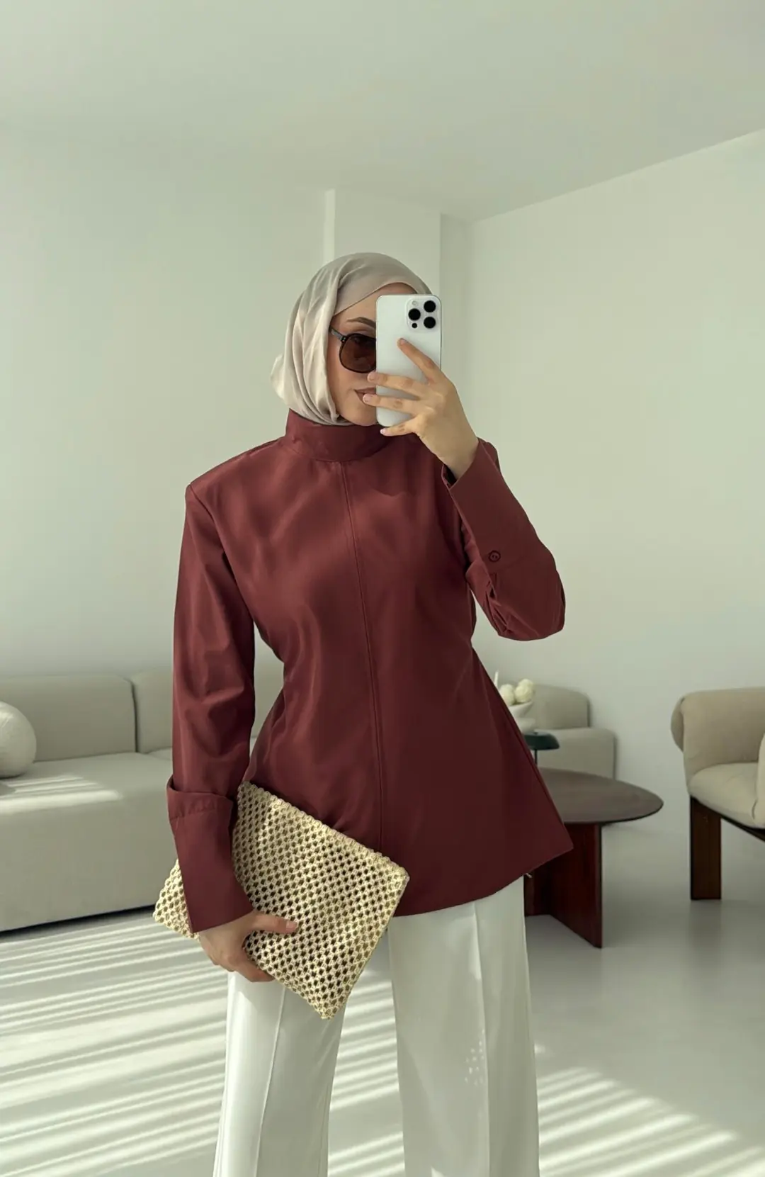 Vatkalı Bluz Kiremit