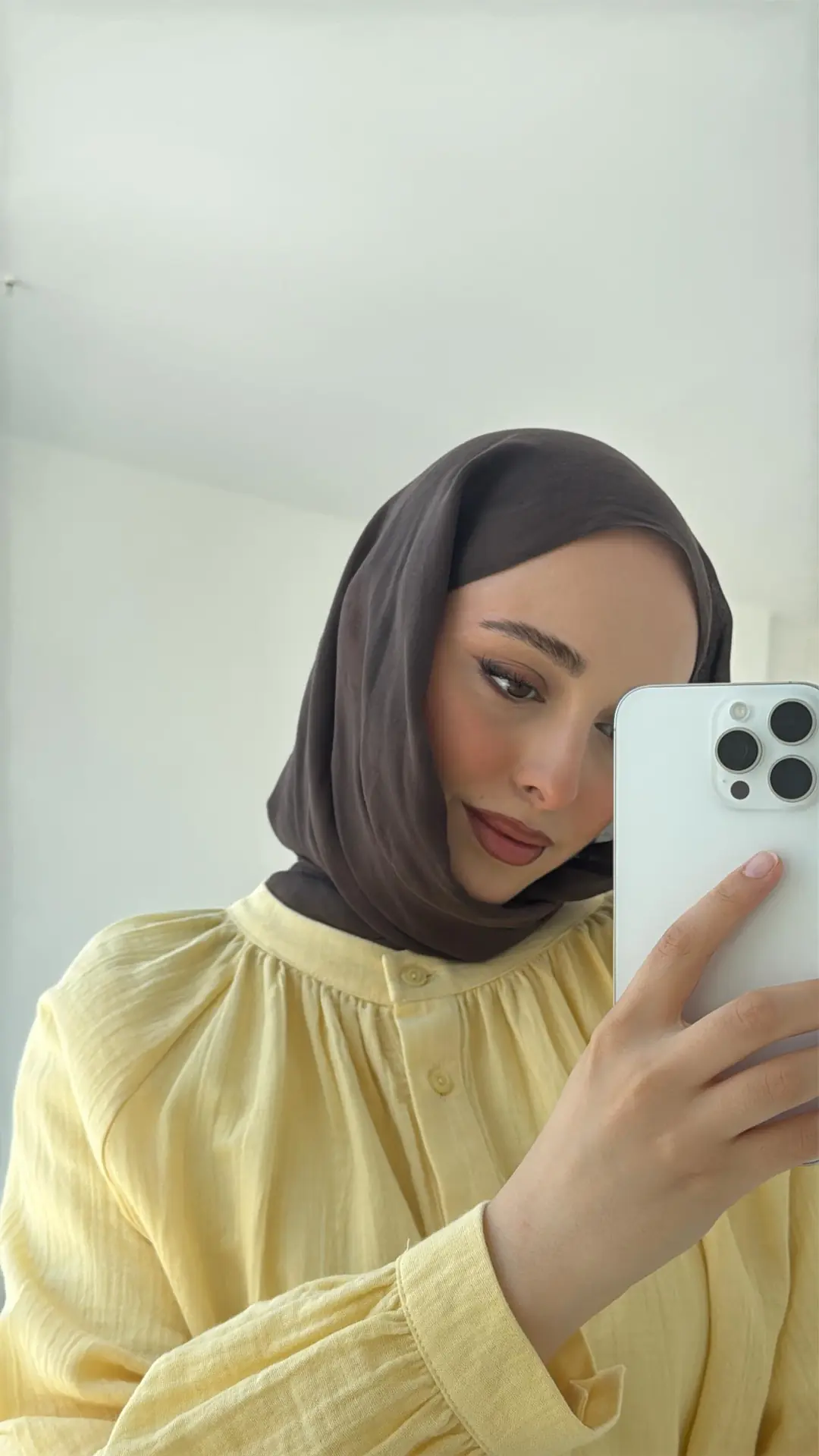 Volanlı Müslin Gömlek Sarı - Görsel 3