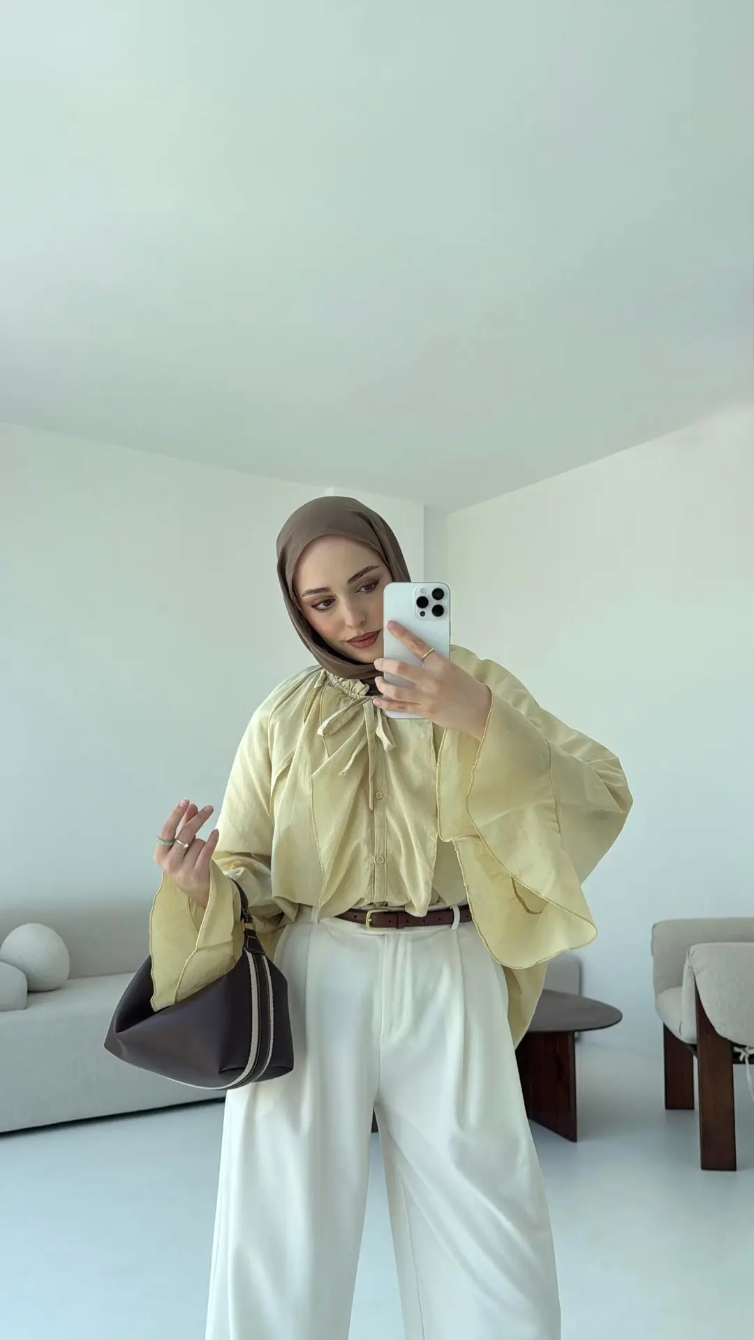 Vual Gömlek Sarı - Görsel 4