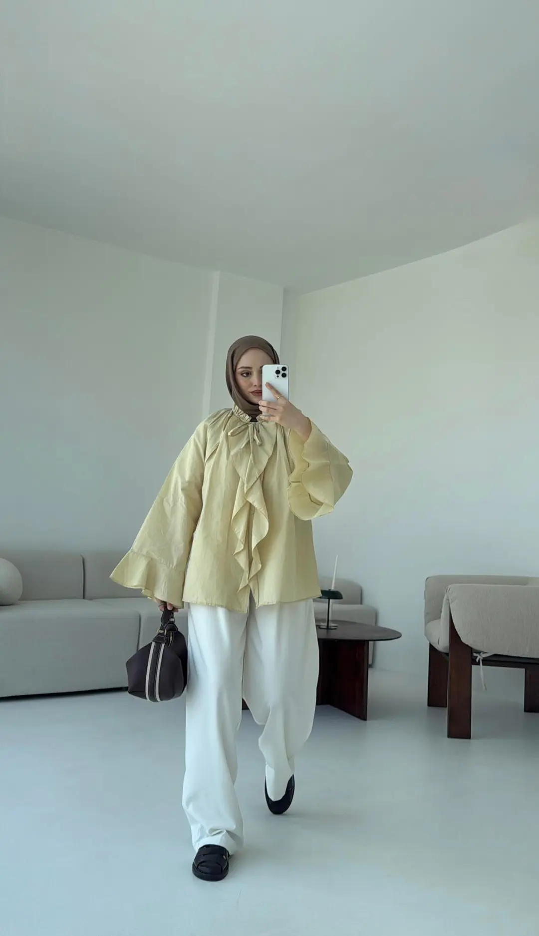 Vual Gömlek Sarı - Görsel 5