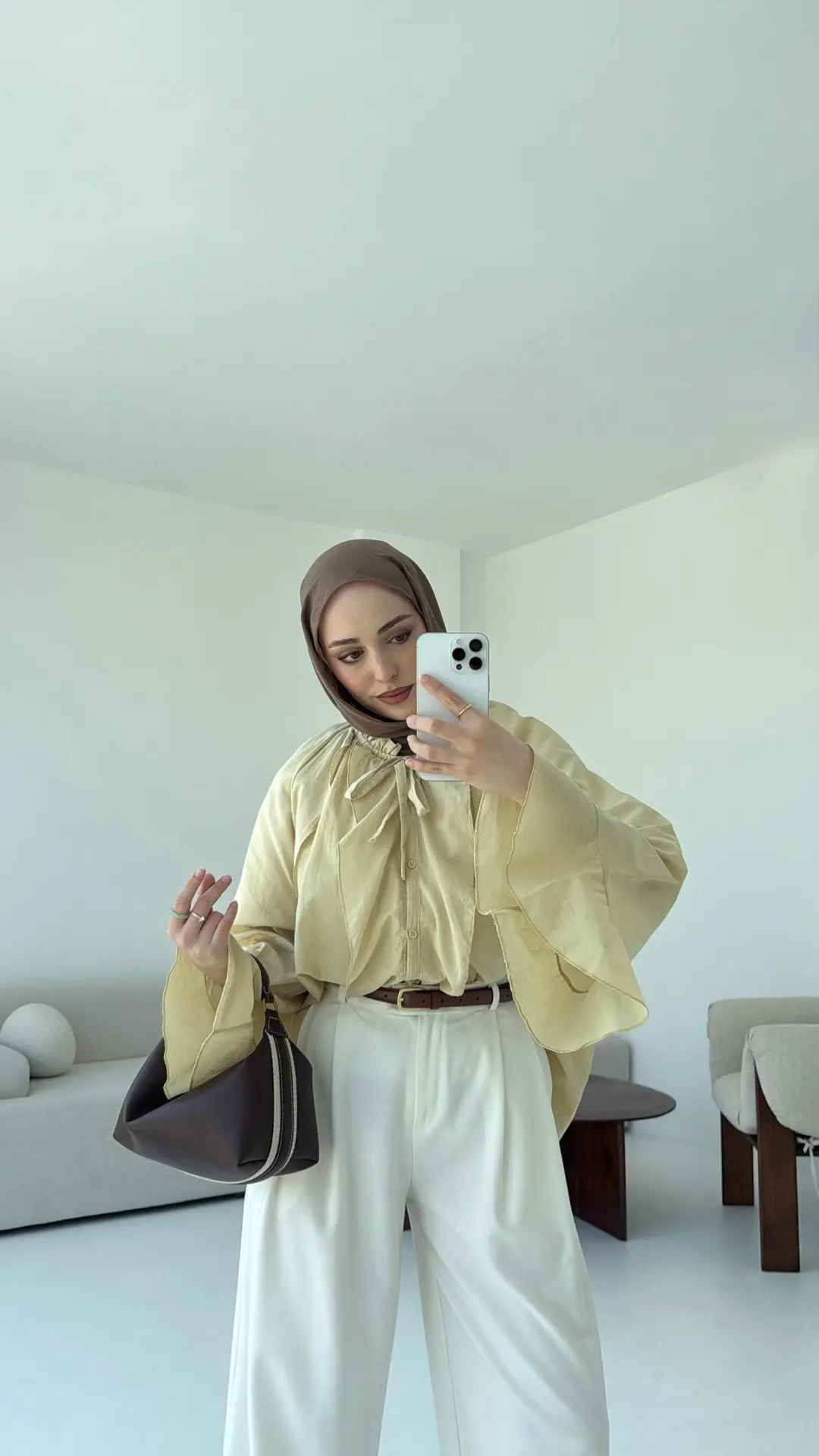 Vual Gömlek Sarı - Görsel 4