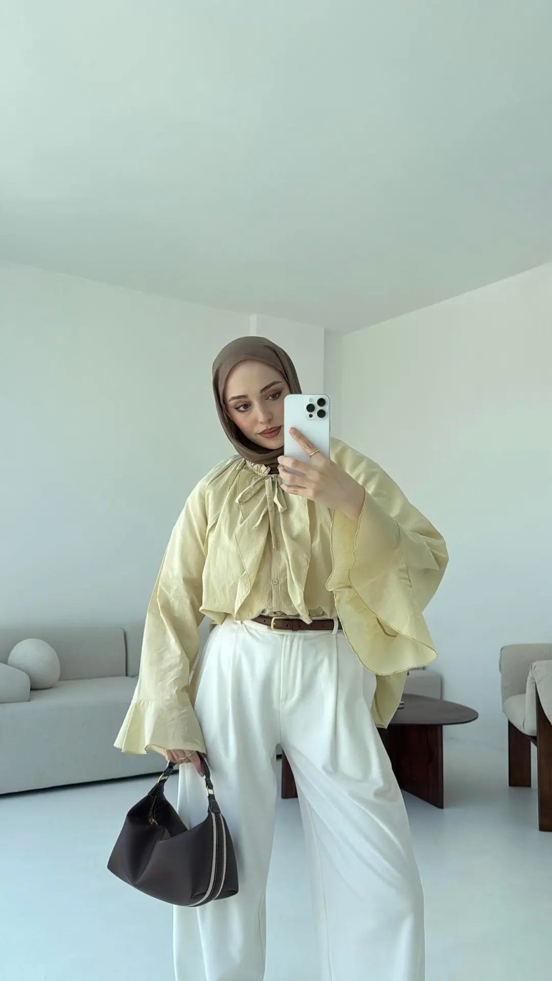 Vual Gömlek Sarı - Görsel 8