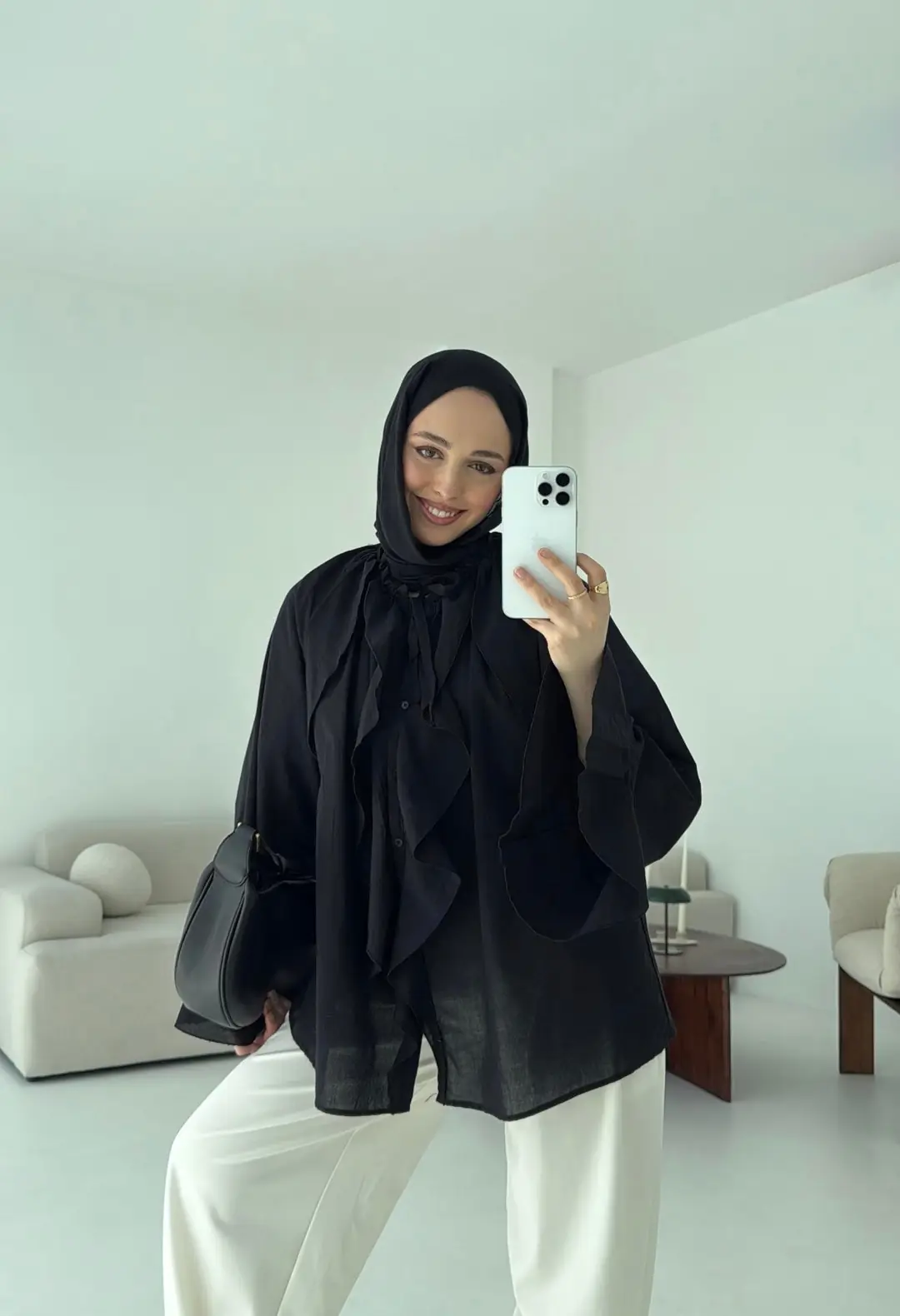 Vual Gömlek Siyah - Görsel 10