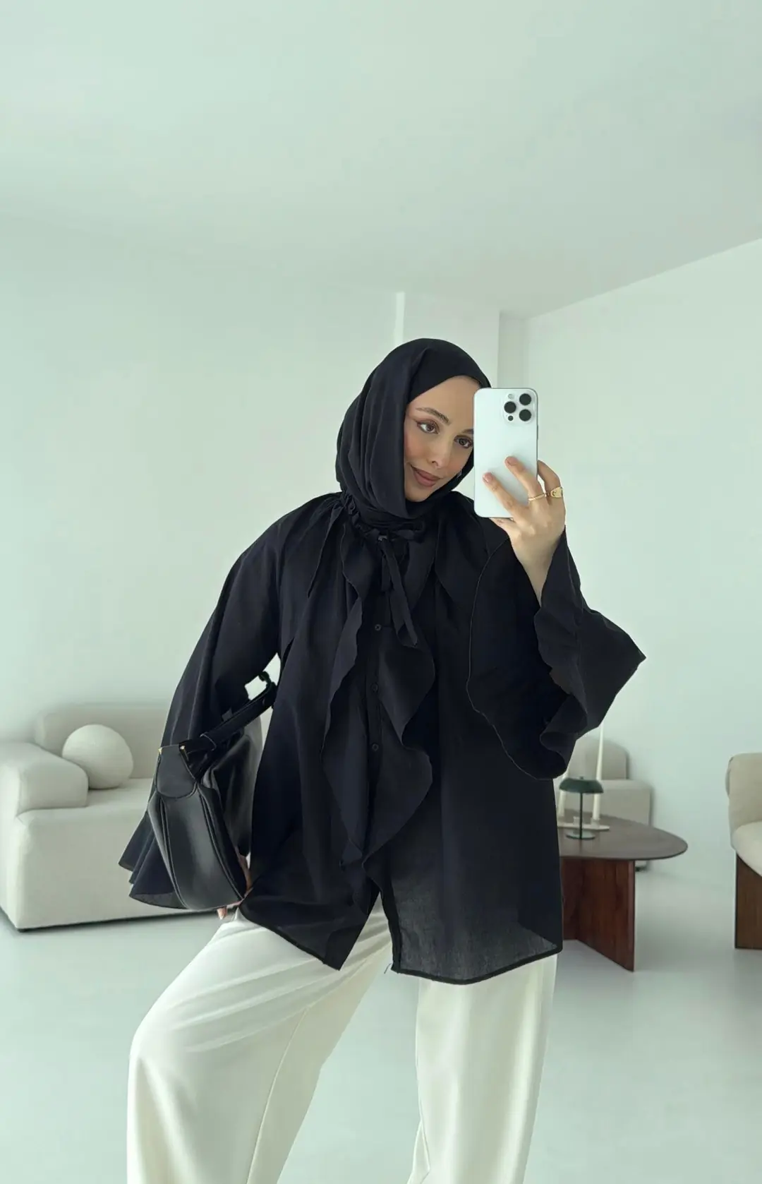 Vual Gömlek Siyah - Görsel 2