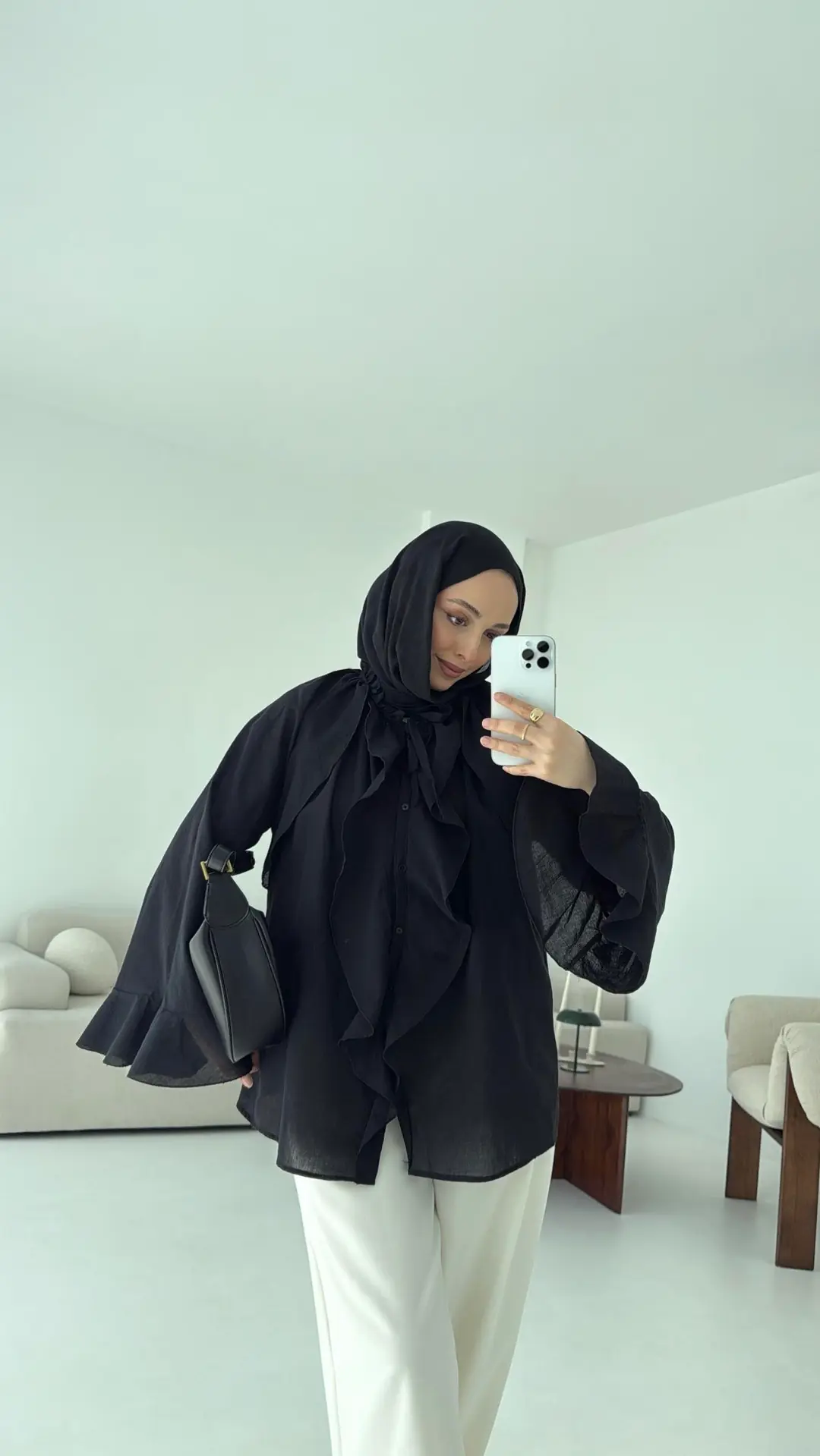 Vual Gömlek Siyah - Görsel 5