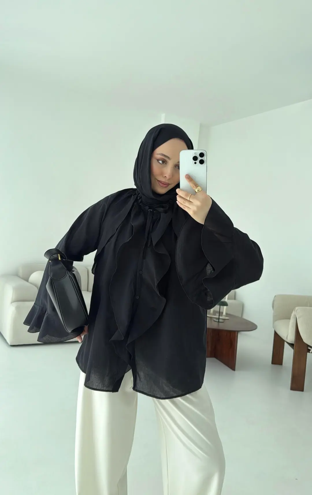 Vual Gömlek Siyah - Görsel 6