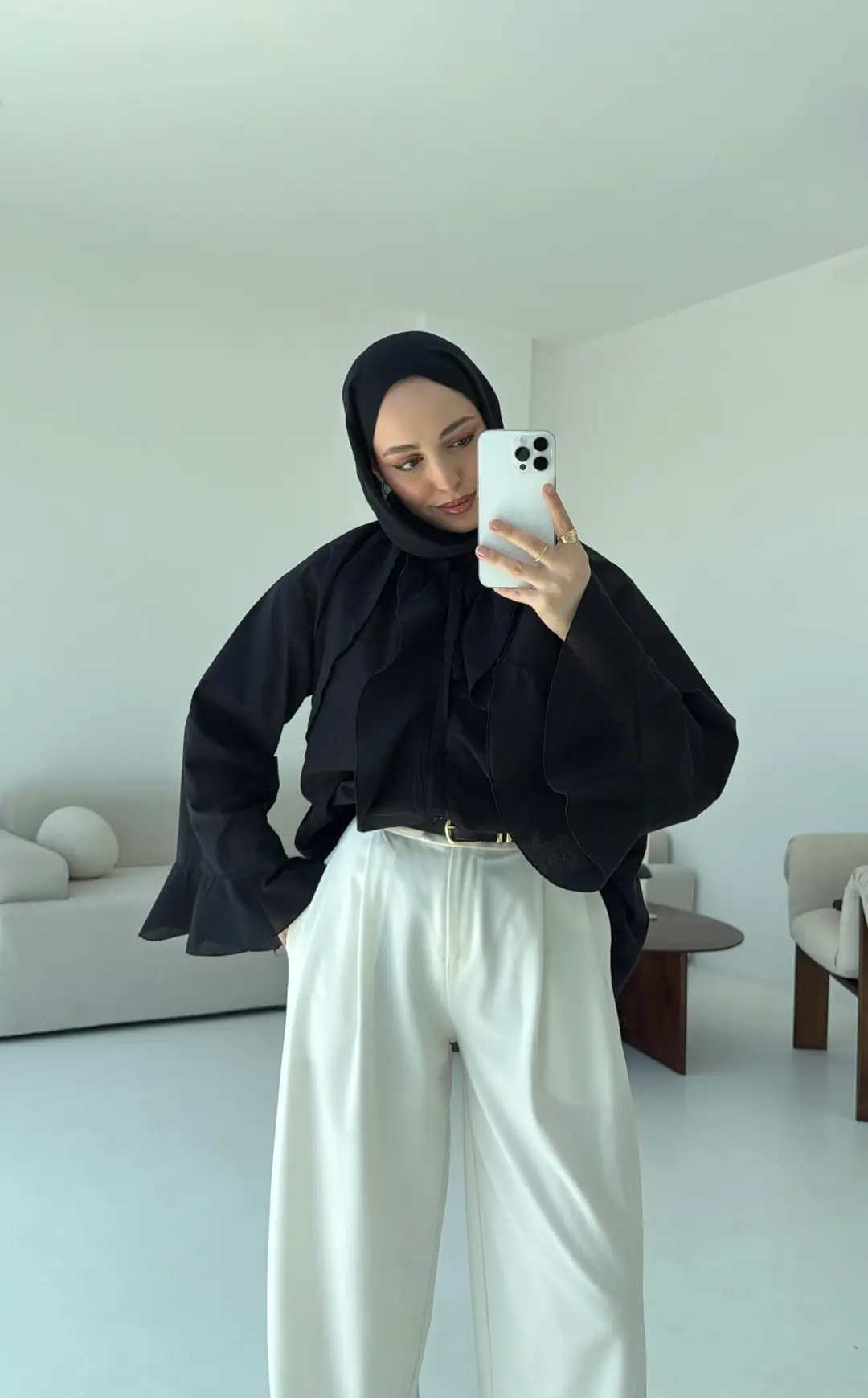 Vual Gömlek Siyah - Görsel 9