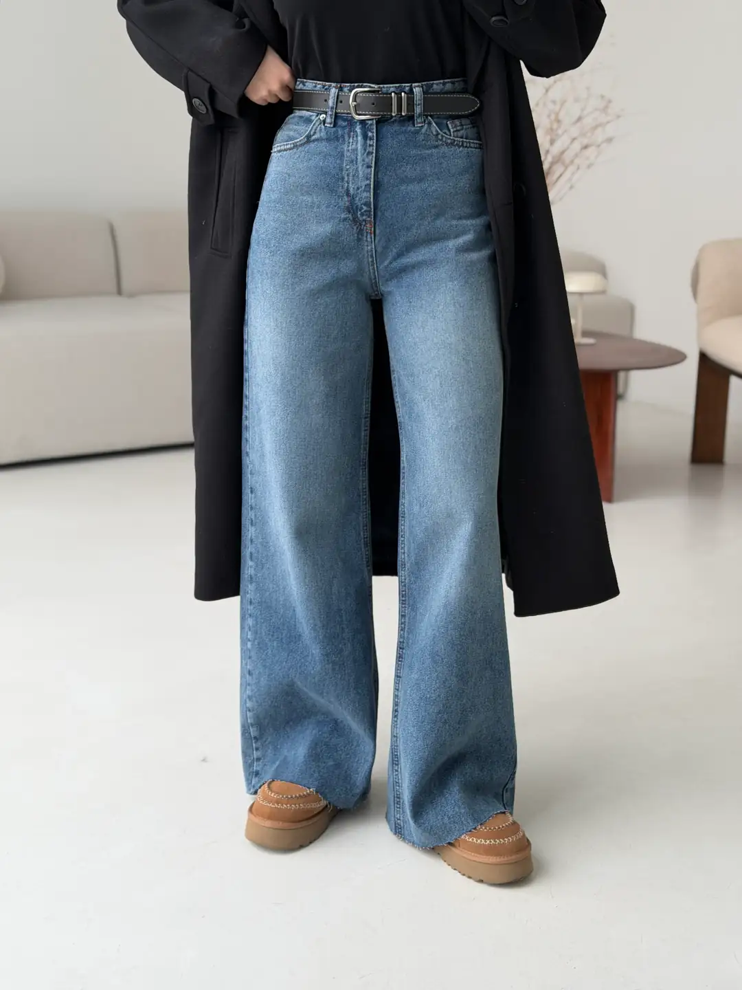 Wide Leg Jean R1011 (KEMER DAHİL DEĞİLDİR) - Görsel 2