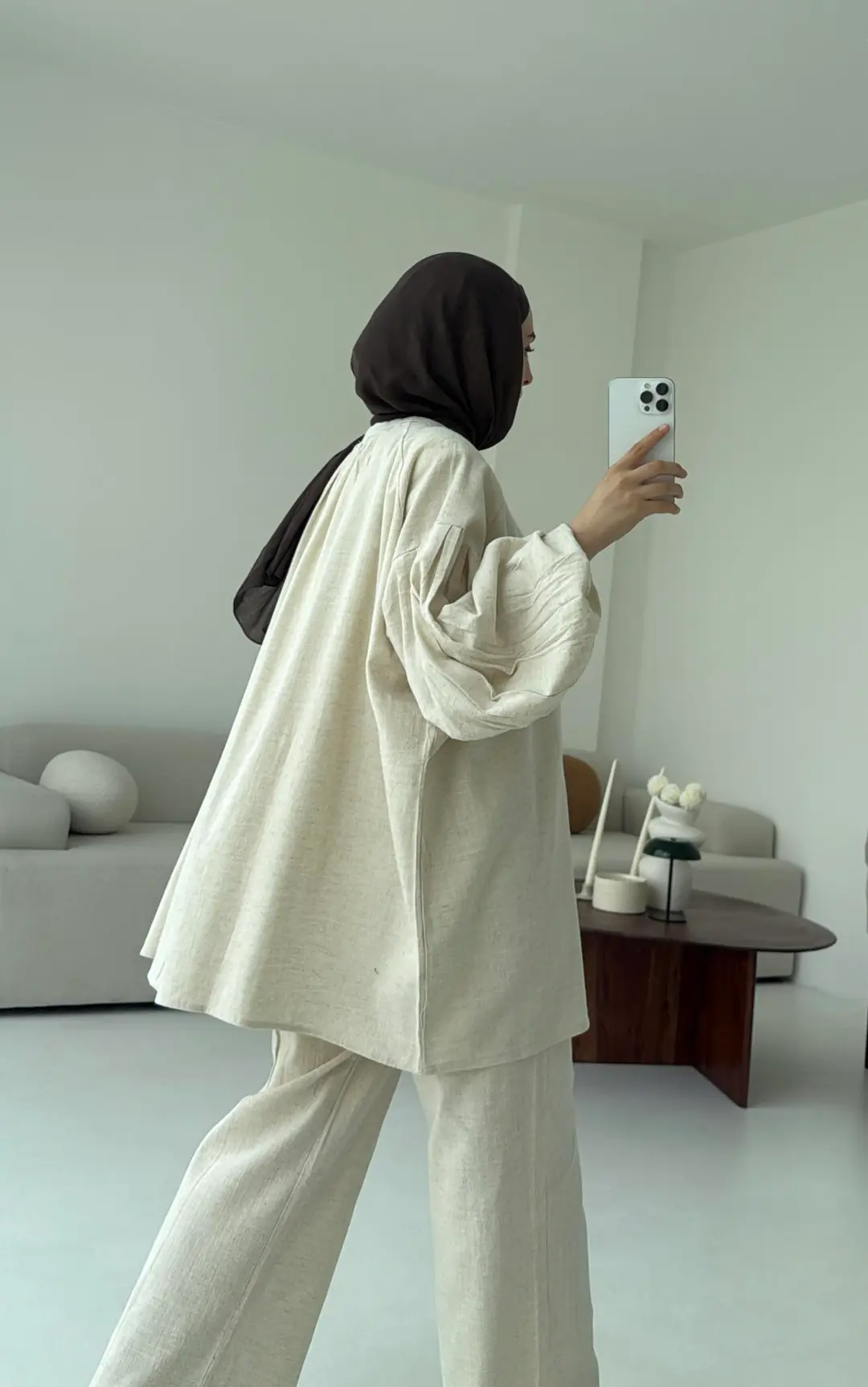 Yarım Düğme Detaylı Takım Taş - Görsel 5