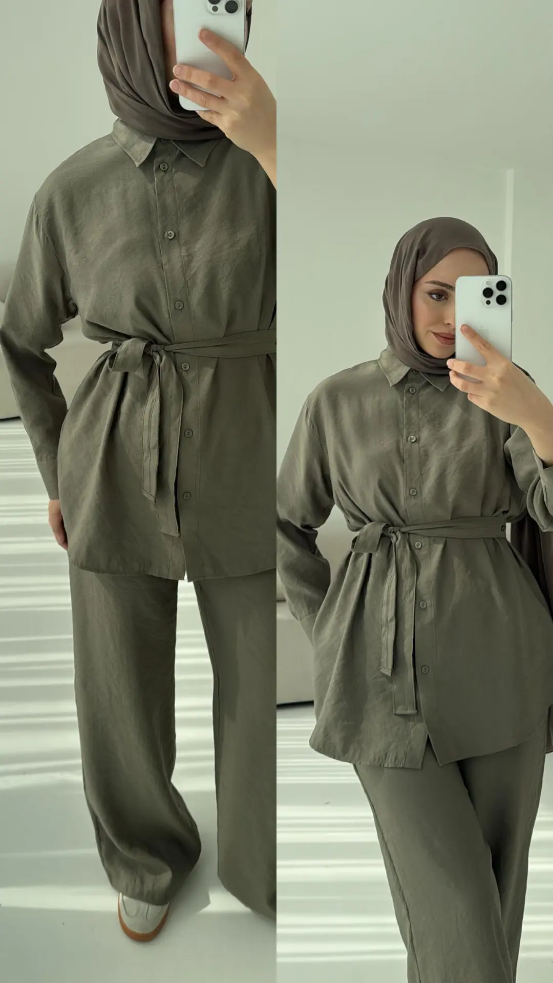 Yazlık Bağlamalı Takım Haki - Görsel 6