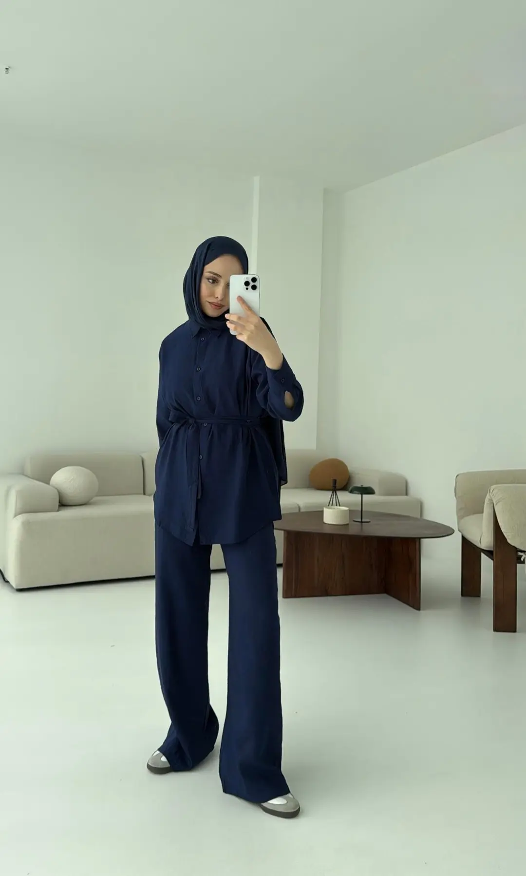 Yazlık Bağlamalı Takım Lacivert