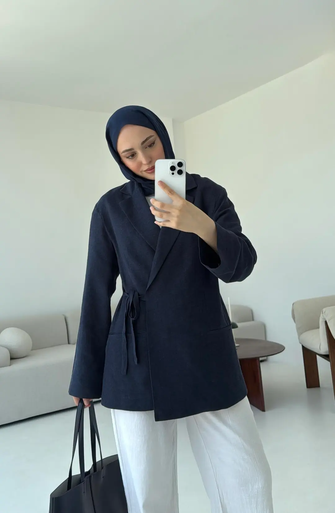 Yazlık Lacivert Ceket