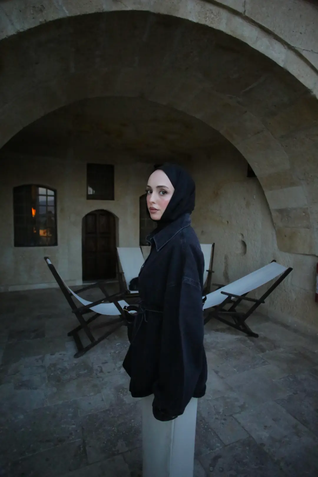 Yıkamalı Siyah Denim Ceket - Görsel 4