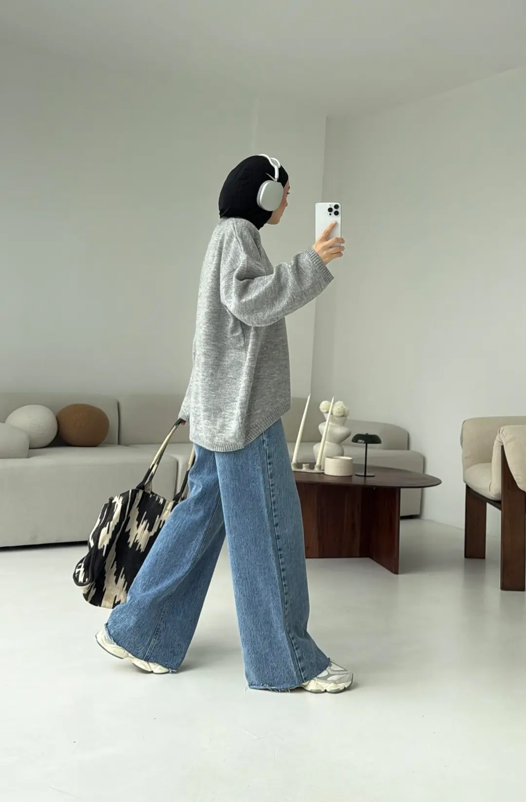 Yumuşak Kazak Gri - Görsel 3